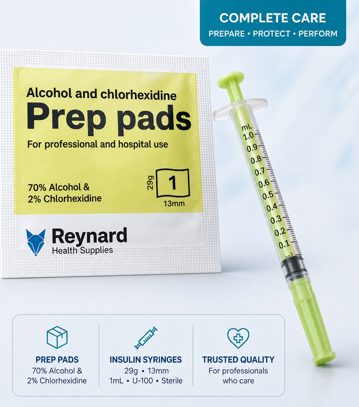 29g and prep pad 29g and prep pad