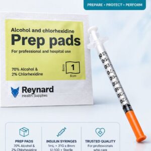 prep pad and syringe